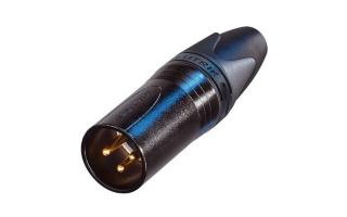 Neutrik NC3MXX-BAG 3 pólusú XLR dugó egyenes