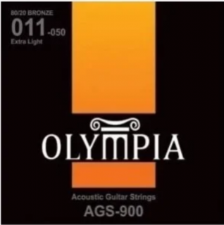 Olympia AGS900 Round Wound Bronz medium 011-050 Ball End akusztikus gitárhúr szett