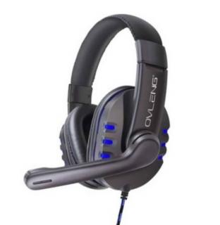 Ovleng X6 Gaming Headphone mikrofonos fejhallgató, hangerőszabályzóval