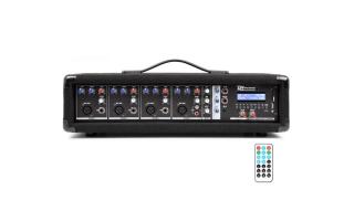 Power Dynamics PDM-C405A, 2x100W, 4 csatornás keverőerősítő (MP3 + Bluetooth) + EFFEKT