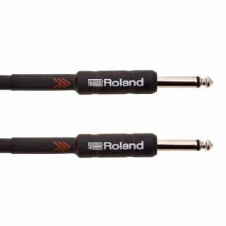 Roland RIC-B25 Fekete 6,3mm Jack Egyenes - Egyenes monó kábel 7,5m