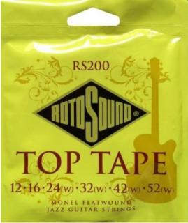 Rotosound RS 200 Flat Wound 012-052 Ball End Jazz elektromos gitár húr szett