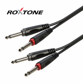 Roxtone RACC100L1 2x6,3 Jack - 2x6,3 Jack kábel, 1m