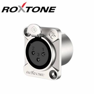 Roxtone RX3FD-NT XLR mama, szerelhető, 3 pólusú, (ezüst)
