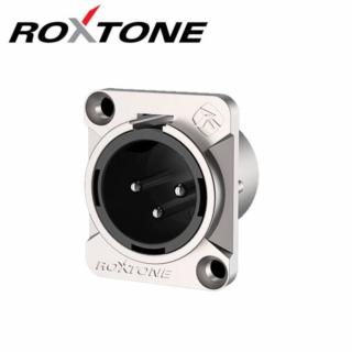 Roxtone RX3MD-NT XLR papa, szerelhető, 3 pólusú, (ezüst)