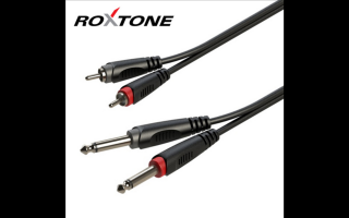 Roxtone SACC150L1 2x6,3 Jack - 2xRCA kábel, 1m