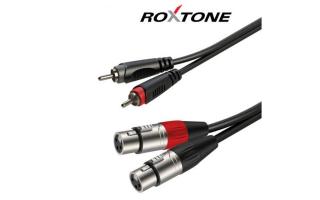 Roxtone SACC170L0010 Smart series 2xXLR(m) - 2xRCA kábel, 1m