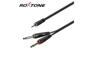 Roxtone SAYC130L3  3,5 sztereó jack-2x 6,3 monó jack kábel 3m