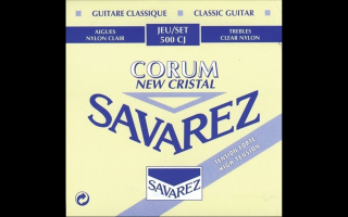 Savarez 500CJ Cristal Corum 030" / 044" Round Wound Hard klasszikus gitárhúr szett