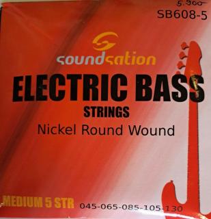 Soundsation SB608-5 Medium 045-130 basszusgitár húr szett