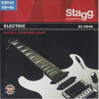Stagg EL-0946  Nikkel Custom Light elektromos húr szett