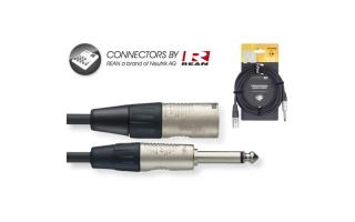 Stagg NAC1PXMR mono Jack- XLR  audio kábel 1m