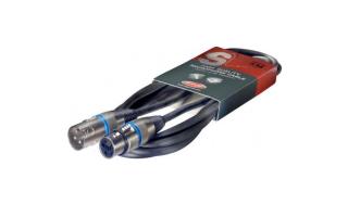 Stagg SMC3BL  XLR-XLR mikrofon kábel 3 m