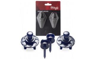 Stagg SSL1 BK Strap Locks fém tüske és pánt zár