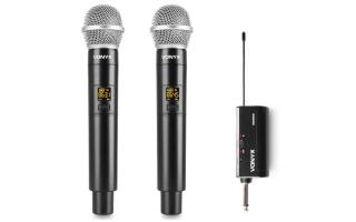 Vonyx WM552 Vezeték nélküli mikrofon plug-and-play UHF