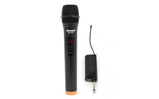 Weisre DM-3307 UHF vezeték nélküli, akkumulátoros mikrofon szett (1 db KÉZI mikrofon)