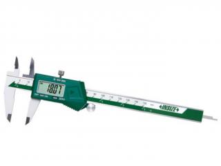 Digitális tolómérő, A-típus egyirányú felső csőrökkel 0-200/0.01 mm - Insize