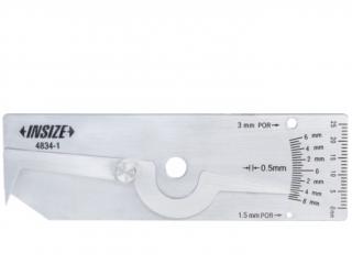 Hegesztés varratmérő idomszer 0-6/0.5 mm - Insize
