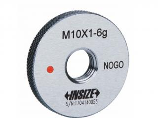 Nem megy oldali finommenetes gyűrűs menetidomszer, 6g, M10x0.75 mm - Insize