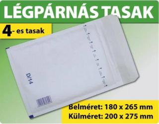 LÉGPÁRNÁS TASAK FEHÉR W4 BORÍTÉK D/14 1000 DARAB