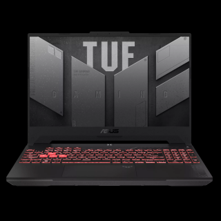 Asus TUF Gaming A15 (FA507NU) - 15.6" FullHD IPS-Level 144Hz, Ryzen 5-7535HS, 16GB, 1TB SSD, nVidia GeForce RTX 4050 6GB, DOS - Mecha szürke Gamer Laptop 3 év garanciával