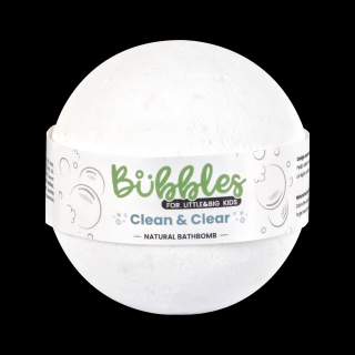 Beauty Jar Bubbles - CLEAN & CLEAR  Fürdőgolyó 115 g