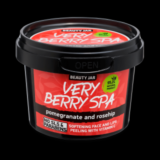 Beauty jar - VERY BERRY SPA  Arc- és ajaktisztító  120 g