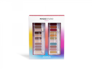 Magic Studio - COLORFUL MATTE vs METAL EYESHADOW PALET  Ajándékcsomag