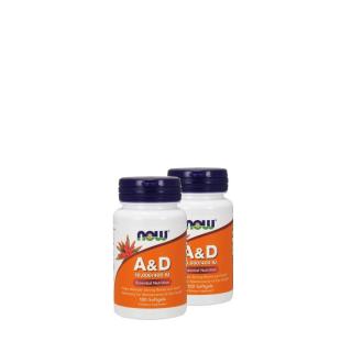 A &amp; D vitamin 10 000/400 IU, Now Vitamin A&amp;D, 2x100 kapszula