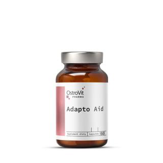 Adaptogének komplex keveréke a stressz csökkentésére, OstroVit Pharma Adapto Aid caps, 60 kapszul...