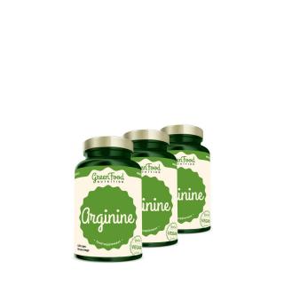 Arginin 1000 mg, GreenFood Nutrition Arginine, 3x120 kapszula