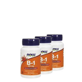 B-1 Vitamin 100 mg, Now Vitamin B-1, 3x100 tabletta