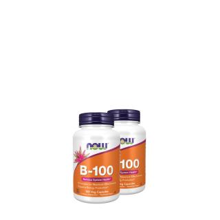 B-komplex, Now Vitamin B-100, 2x100 kapszula