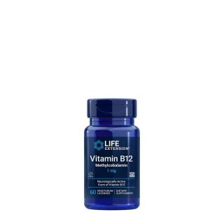 B12-vitamin metilkobalamin 1 mg, Life Extension Vitamin B12, 60 tabletta