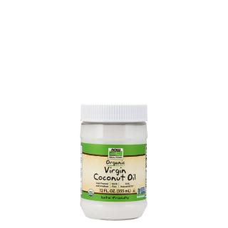 Bio szűz kókuszolaj, Now Oranic Virgin Coconut Oil, 355 ml