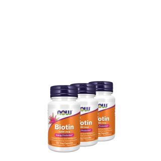 Biotin 1000 mcg, Now Biotin, 3x100 kapszula