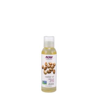 Bőr- és hajpuhító ricinusolaj, Now 100% Pure Castor Oil, 118 ml