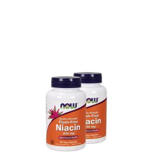 Bőrpír mentes niacin 500 mg, Now Flush Free Niacin, 2x90 kapszula