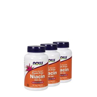 Bőrpír mentes niacin 500 mg, Now Flush Free Niacin, 3x90 kapszula