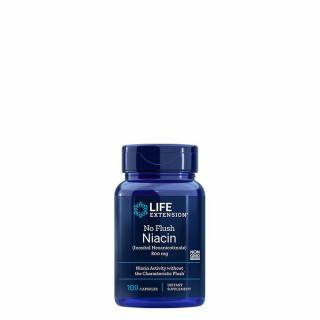 Bőrpír mentes niacin 800 mg, Life Extension No Flush Niacin, 100 kapszula