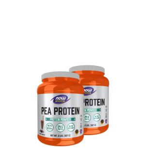 Borsófehérje, GMO mentes ízesítetlen növényi fehérje, Now Pea Protein, 2x907 g