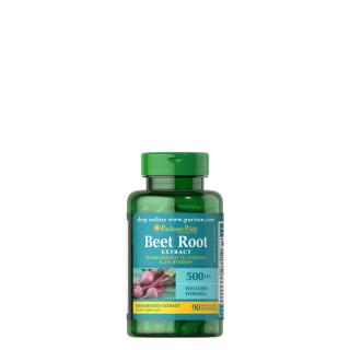 Cékla gyökér kivonat 500 mg, Puritan's Pride Beet Root Extract, 90 kapszula - EXP. 2024.08.