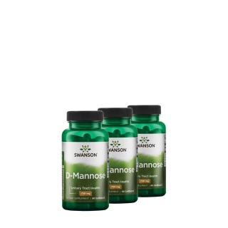 D-mannóz 700 mg, Swanson D-Mannose, 3x60 kapszula