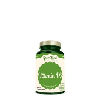 D-vitamin, GreenFood Vitamin D3, 60 kapszula