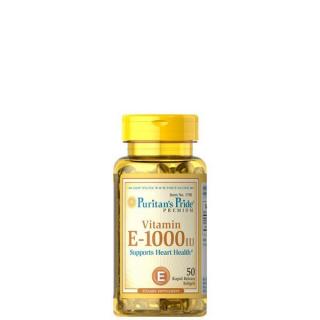 E-vitamin 1000 IU, Puritan's Pride Vitamin E-1000, 50 kapszula