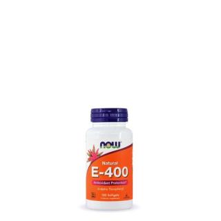 E-vitamin 400 IU d-alfa-tokoferol, Now Vitamin E-400 D-Alpha Tocopheryl, 100 kapszula