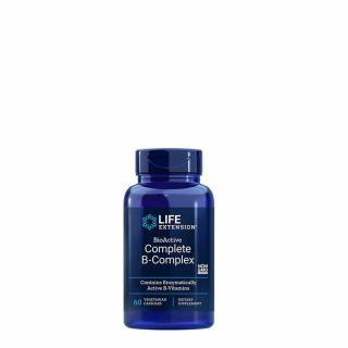 Enzimatikusan aktiv B-vitaminok, Life Extension Bioactive Complete B-Complex, 60 kapszula