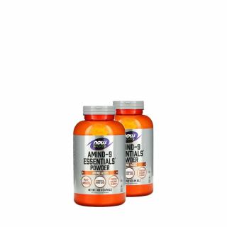 Eszenciális aminosav por, Now Amino 9 Essentials Powder, 2x330 g