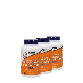 Extra dózisú glükozamin-kondroitin formula, Now Extra Strength Glucosamine &amp; Chondroitin, 3x1...