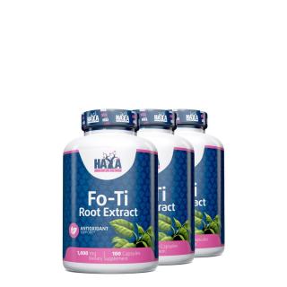 Fo-Ti gyökér kivonat, Haya Labs Fo-Ti Root Extract, 3x100 kapszula